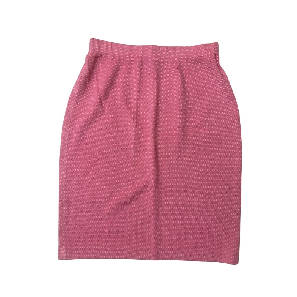 ST. JOHN Skirt Women 2 Pink Excellence Santana Knit Pencil 13x22.5